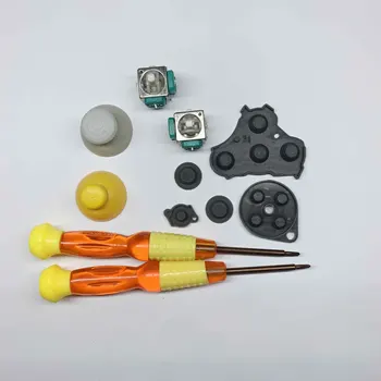 Ganer Analog Thumbstick Joystick Stick Cap Caps for Gamecube NGC GC controller Left and right thumbsticks caps Button Pad rubber
Ganer Analog Thumbstick Joystick Stick Cap Caps for Gamecube NGC GC controller Left and right thumbsticks caps Button Pad rubber