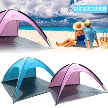 Beach Tent Sun Protection Shelter 3-Door2-3 Person Sun Shade Canopy Easy Carry with Pouch for Beach Fishing Picnic
Beach Tent Sun Protection Shelter 3-Door2-3 Person Sun Shade Canopy Easy Carry with Pouch for Beach Fishing Picnic