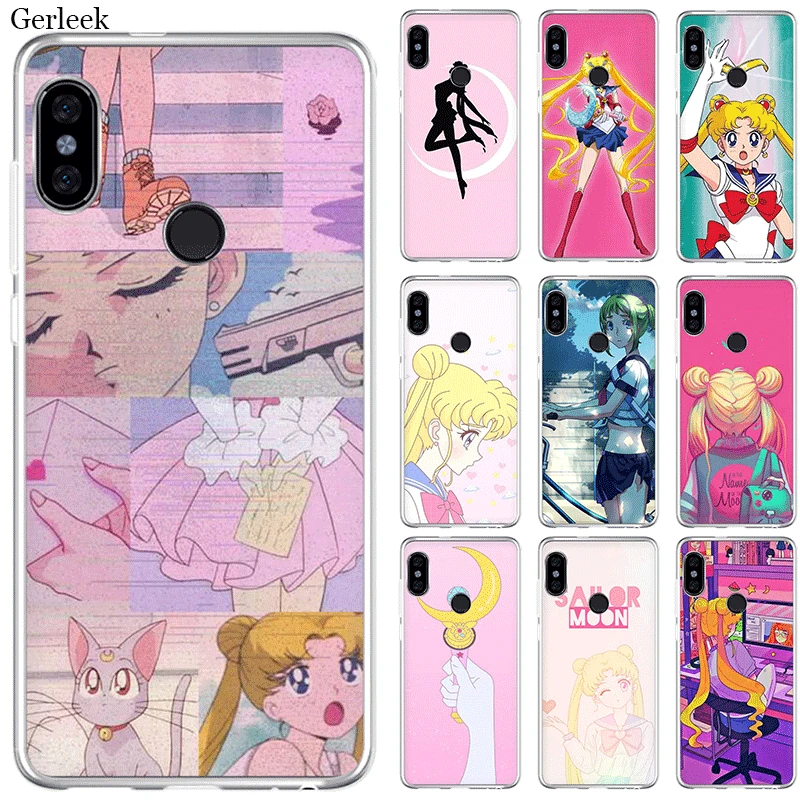 Phone Case For Xiaomi Mi 5 5S 6 Mix 2S 8 A1 A2 5X 6X Lite F1 9 9T MAX 3 A3 Pro CC9 E Cover Pink Anime Kawaii Sailor Moon Coque
Phone Case For Xiaomi Mi 5 5S 6 Mix 2S 8 A1 A2 5X 6X Lite F1 9 9T MAX 3 A3 Pro CC9 E Cover Pink Anime Kawaii Sailor Moon Coque