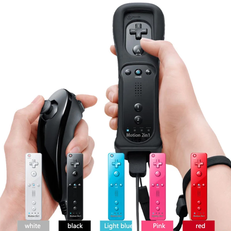 For Nintend Wii Nunchuck Built-in Motion Plus Wireless Remote Gamepad Controller For Nintend Wii Remote Controle Joystick
For Nintend Wii Nunchuck Built-in Motion Plus Wireless Remote Gamepad Controller For Nintend Wii Remote Controle Joystick