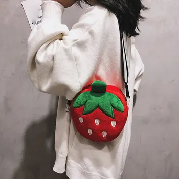 cute shoulder bags Women Ladies Girls Fashion Flock Fruit Strawberry Shoulder Flock Material mini design daily use for kids new
cute shoulder bags Women Ladies Girls Fashion Flock Fruit Strawberry Shoulder Flock Material mini design daily use for kids new