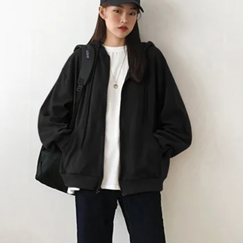 Women's Jackets Long Sleeve Autumn Thin Section Loose Lazy Wind Drawstring Solid Color Long-sleeved Coat Women Sweatershirts W1
Women's Jackets Long Sleeve Autumn Thin Section Loose Lazy Wind Drawstring Solid Color Long-sleeved Coat Women Sweatershirts W1