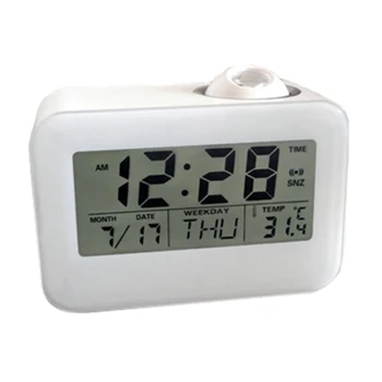 LED Digital Projection Alarm Clock Talking Nixie Electronic Desk Clock With Time Projection Bedside Wake Up Projector Mute Voice
LED Digital Projection Alarm Clock Talking Nixie Electronic Desk Clock With Time Projection Bedside Wake Up Projector Mute Voice