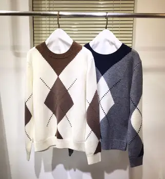 Runway Women Pullover Cashmere Sweater 2020 Fall Fashion Color Patchwork Sweaters Ladies Jumper
Runway Women Pullover Cashmere Sweater 2020 Fall Fashion Color Patchwork Sweaters Ladies Jumper