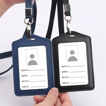 High Quality Leather Student Access Card Holder Employee Name ID Card Cover Metal Work Certificate Identity Badge Business Case
High Quality Leather Student Access Card Holder Employee Name ID Card Cover Metal Work Certificate Identity Badge Business Case