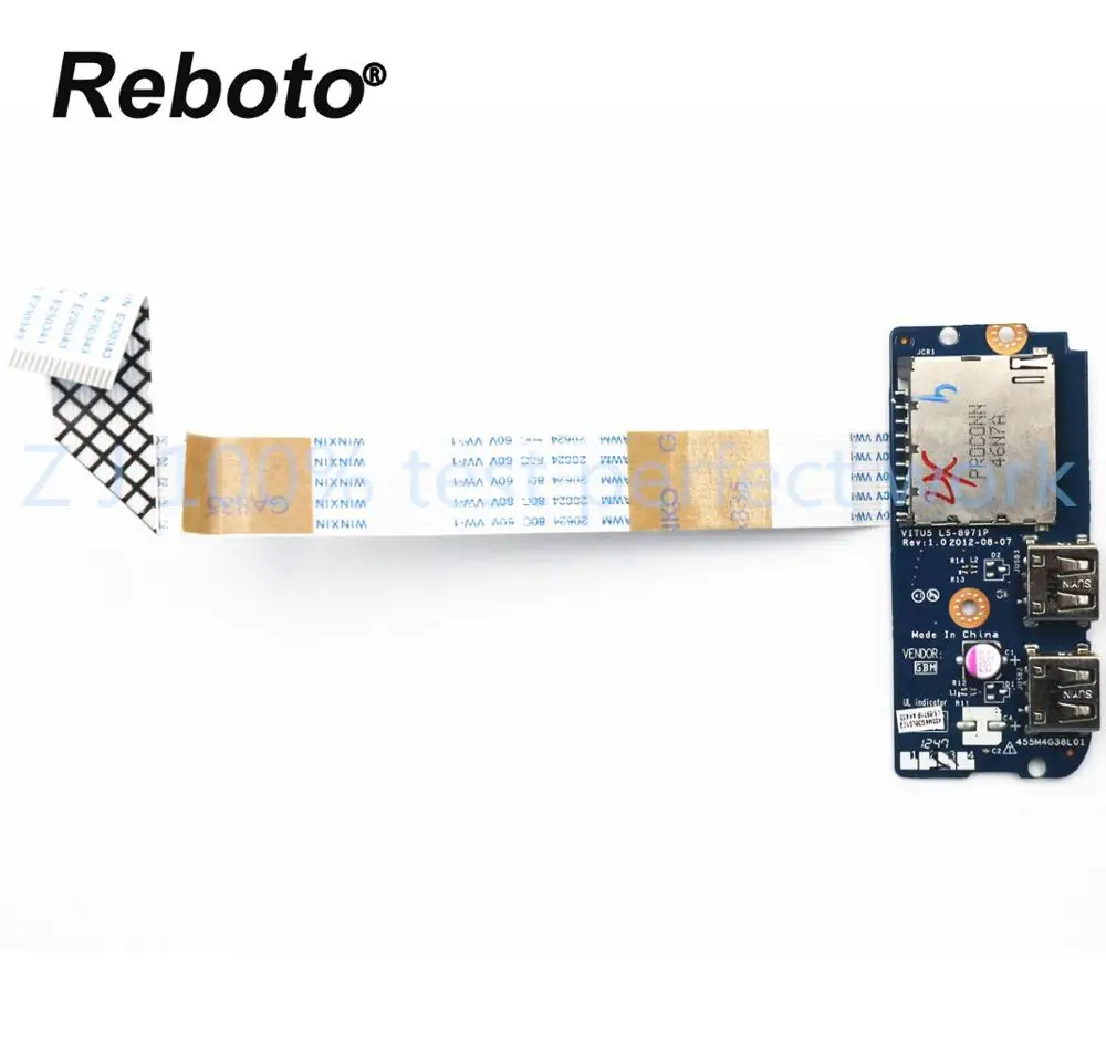 Reboto оригинал для Lenovo Yoga 900 Pro 900-13ISK ноутбука USB аудио Плата BYG40 NS-A412 100% тестирование