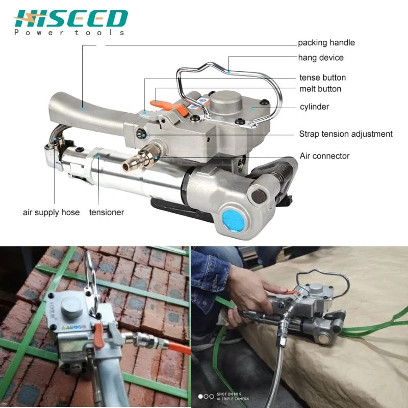 Portable pneumatic plastic steel strapping machine fully automatic hot-melt strapping machine 1608pet strapping machine with aut
Portable pneumatic plastic steel strapping machine fully automatic hot-melt strapping machine 1608pet strapping machine with aut