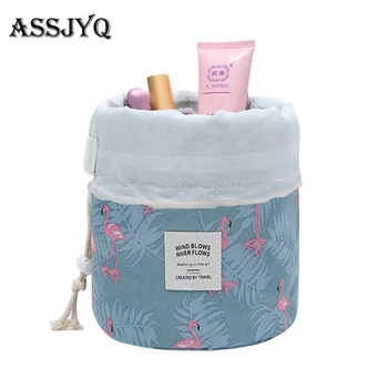 Ladies Lazy Drawstring Cosmetic Bag Cosmetic Organizer Large Capacity Storage bags Travel Polyester Round Waterproof makeup bag
Ladies Lazy Drawstring Cosmetic Bag Cosmetic Organizer Large Capacity Storage bags Travel Polyester Round Waterproof makeup bag