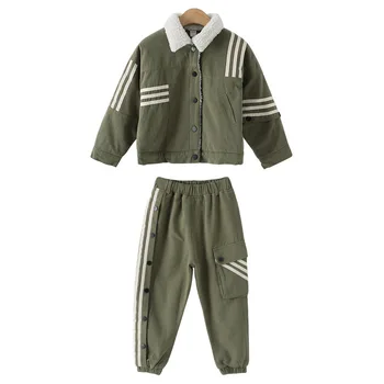 Girl's suit foreign fashion trend 2020 new winter wear two piece thickened children's set outerwear keep warm padded 6-25
Girl's suit foreign fashion trend 2020 new winter wear two piece thickened children's set outerwear keep warm padded 6-25