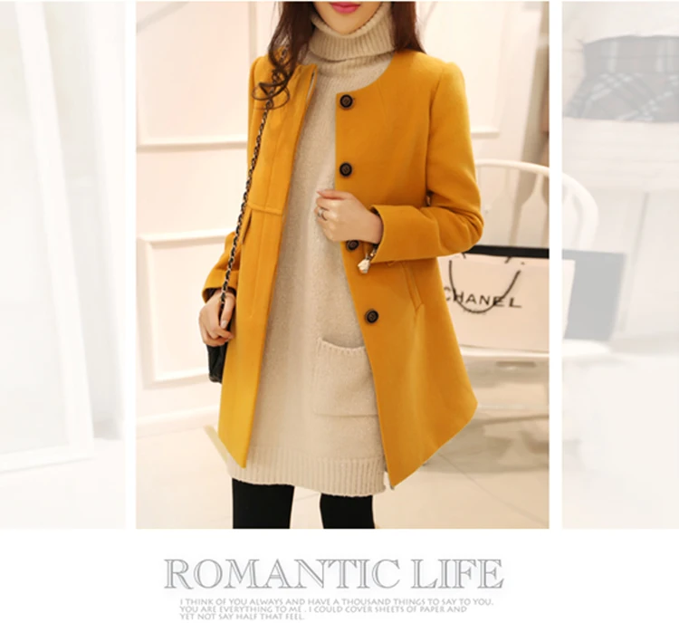 New 2019 Spring Autumn Plus Size Wool Coat Women Loose A-aline Long Sleeved O-neck Medium Long Korean Coat
New 2019 Spring Autumn Plus Size Wool Coat Women Loose A-aline Long Sleeved O-neck Medium Long Korean Coat