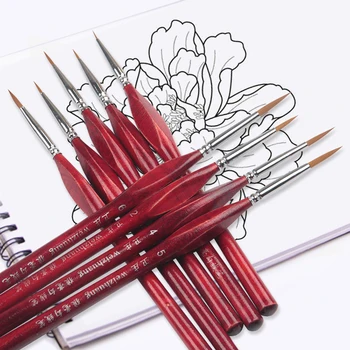 6Pcs/Set Paint By Numbers Brushes Extra Fine Detail Paint Brushes Artist Miniature Model Maker Tool Set For Oil Painting Gouache
6Pcs/Set Paint By Numbers Brushes Extra Fine Detail Paint Brushes Artist Miniature Model Maker Tool Set For Oil Painting Gouache