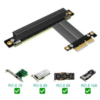 Durable PCI-Express Extension Cable 16X to 4X 90 Degree Right Angle Flexible Cable Adapter Board High-quality Office Supplies
Durable PCI-Express Extension Cable 16X to 4X 90 Degree Right Angle Flexible Cable Adapter Board High-quality Office Supplies