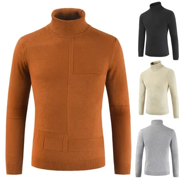 New Autumn Winter Men's Sweater Men's Turtleneck Skinny Warm Solid Color Casual Sweater Men Slim Fit Brand Knitted Pullovers
New Autumn Winter Men's Sweater Men's Turtleneck Skinny Warm Solid Color Casual Sweater Men Slim Fit Brand Knitted Pullovers