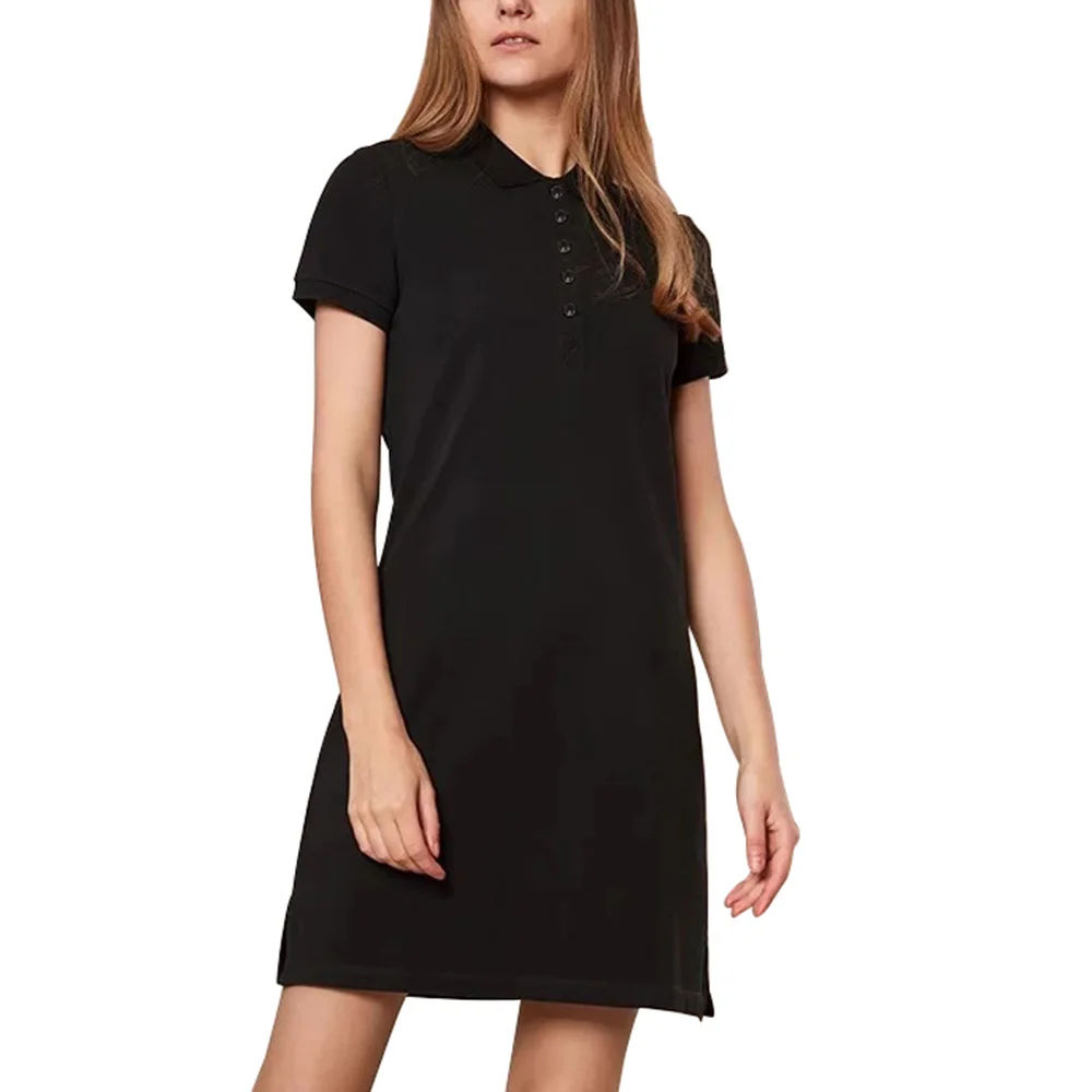 New Fashion Polo Dress Solid Color Casual Dress T Shirt Summer Women Slim Vestidos Cotton Robe Ete Femme Elegant
New Fashion Polo Dress Solid Color Casual Dress T Shirt Summer Women Slim Vestidos Cotton Robe Ete Femme Elegant