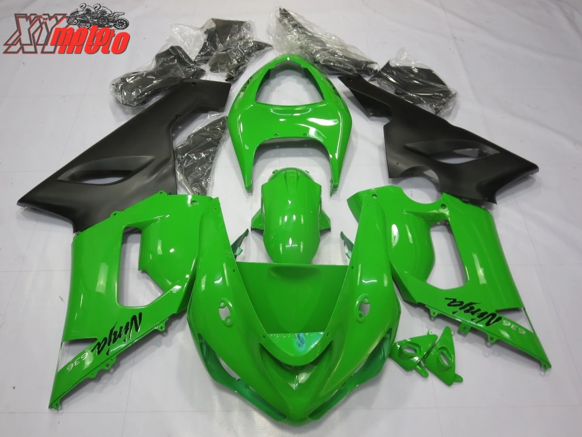 Motorcycle ABS Fairing Kit For Kawasaki ZX6R 636 2005-2006 Injection Full Fairings ZX-6R 05-06 Green Matte Black Bodyworks
Motorcycle ABS Fairing Kit For Kawasaki ZX6R 636 2005-2006 Injection Full Fairings ZX-6R 05-06 Green Matte Black Bodyworks