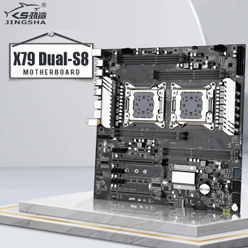 JINGSHA X79 Dual S8 Motherboard Dual CPU LGA2011 8-channel DDR3 Support REG ECC RAM Up to 256GB
JINGSHA X79 Dual S8 Motherboard Dual CPU LGA2011 8-channel DDR3 Support REG ECC RAM Up to 256GB