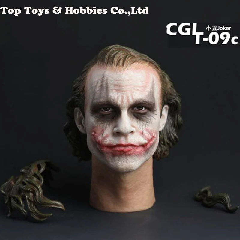 In stock CGL T-09C 1/6 Scale Batman Joker Headplay Heath Ledger Head Sculpt for fans collections
In stock CGL T-09C 1/6 Scale Batman Joker Headplay Heath Ledger Head Sculpt for fans collections