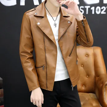 Leather Jackets Men Serkek Deri Mont Jacket Spring Zipper Patchwork Faux Leathers Coat Jaqueta Couro Masculina Veste Cuir Homme
Leather Jackets Men Serkek Deri Mont Jacket Spring Zipper Patchwork Faux Leathers Coat Jaqueta Couro Masculina Veste Cuir Homme
