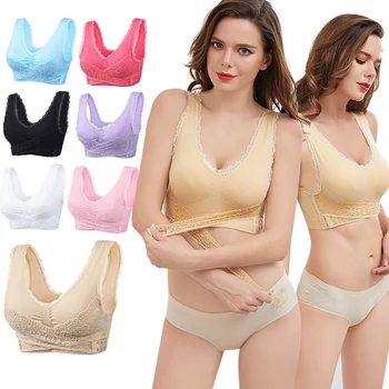 New Sexy Women Bra Push Up Bralette Lace Lingerie Femme Sports Underwear Brassiere Front Closure Bras Ladies Big Size Sleep Bra
New Sexy Women Bra Push Up Bralette Lace Lingerie Femme Sports Underwear Brassiere Front Closure Bras Ladies Big Size Sleep Bra
