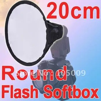 8" 20cm Round Mini Speedlite Flash Softbox Diffuser for Canon nikon sony pentax Nissin Metz
8" 20cm Round Mini Speedlite Flash Softbox Diffuser for Canon nikon sony pentax Nissin Metz