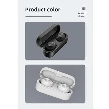 M31 TWS Wireless Bluetooth Earphones 5.0 Stereo In-Ear Built-in Headset One-Step Pairing for All Phone
M31 TWS Wireless Bluetooth Earphones 5.0 Stereo In-Ear Built-in Headset One-Step Pairing for All Phone