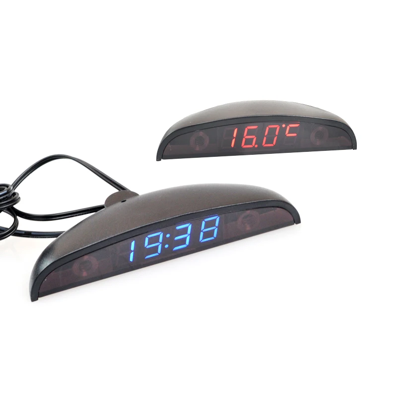 12V Car Interior 3 In 1 Car Clock Voltmeter Thermometer and Voltage Meter Monitor Touch Switch Blue Red Light Single Probe
12V Car Interior 3 In 1 Car Clock Voltmeter Thermometer and Voltage Meter Monitor Touch Switch Blue Red Light Single Probe