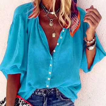 2020 Spring Women Blouses Button Befree Boho Ruffles Long Full Sleeve Vintage Casual Chiffon Big Large Pluse Sizes Tops Shirts
2020 Spring Women Blouses Button Befree Boho Ruffles Long Full Sleeve Vintage Casual Chiffon Big Large Pluse Sizes Tops Shirts