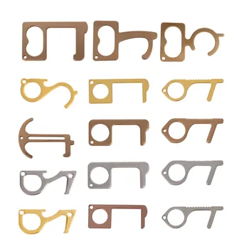 100pcs /bag Hygiene Hand Antimicrobial Brass EDC Door Opener Press Elevator Tool Door Handle Key No Touch Door Opener Safe Key
100pcs /bag Hygiene Hand Antimicrobial Brass EDC Door Opener Press Elevator Tool Door Handle Key No Touch Door Opener Safe Key