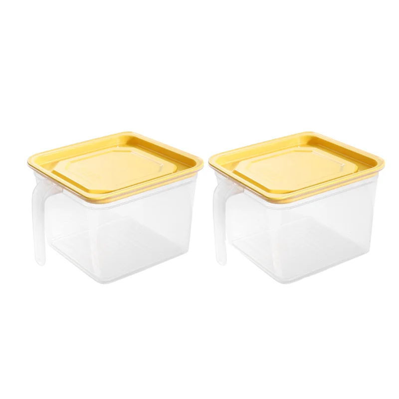 NEW-2 Pack Fridge Storage Box, Stackable Refrigerator Organizer Keeper with Handle to Keep Fresh for Produce, Food,Fruits
NEW-2 Pack Fridge Storage Box, Stackable Refrigerator Organizer Keeper with Handle to Keep Fresh for Produce, Food,Fruits