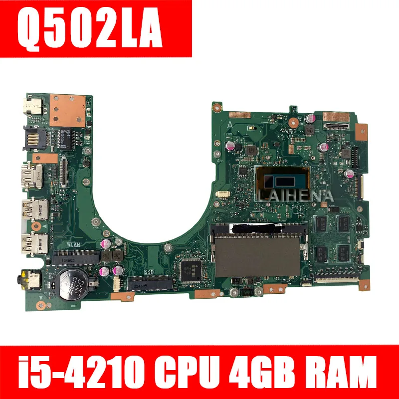 Q502LA motherboard i5-4210 4GB Memory REV 2.0 For ASUS Q502 Q502L Q502LA Laptop motherboard Q502LA Mainboard Q502LA motherboard
Q502LA motherboard i5-4210 4GB Memory REV 2.0 For ASUS Q502 Q502L Q502LA Laptop motherboard Q502LA Mainboard Q502LA motherboard