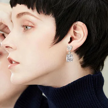 Fashion AAA zircon diamonds gemstones drop earrings for women white gold silver color brincos evening party jewelry accessories
Fashion AAA zircon diamonds gemstones drop earrings for women white gold silver color brincos evening party jewelry accessories