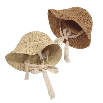 Fashion Summer Beach Baby Girl Lace Ribbons Sun Hat Breathable Straw Princess Kids Bucket Fishman Cap
Fashion Summer Beach Baby Girl Lace Ribbons Sun Hat Breathable Straw Princess Kids Bucket Fishman Cap