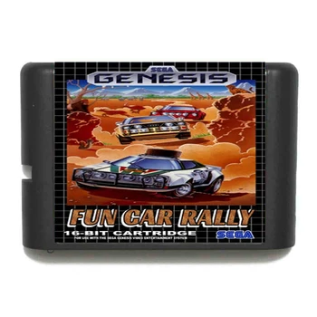 Fun Car Rally 16 bit MD Game Card For Sega Mega Drive For Genesis