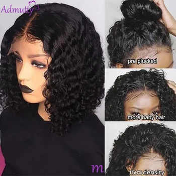 Indian Lace Front Human Hair Wigs For Black Women Deep Wave Bob Lace Front Wig With Baby Hair Remy Hair Wigs 150%
Indian Lace Front Human Hair Wigs For Black Women Deep Wave Bob Lace Front Wig With Baby Hair Remy Hair Wigs 150%