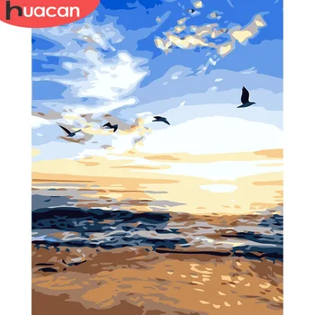 HUACAN Painting By Numbers Sky Landscape DIY Oil Coloring By Numbers Beach Scenery Canvas Painting Art Pictures Gift
HUACAN Painting By Numbers Sky Landscape DIY Oil Coloring By Numbers Beach Scenery Canvas Painting Art Pictures Gift