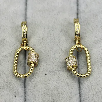 5pair/lot Fashion gold oval shape cz clasp earring,plated cubic zircon charms,new design earring cheap wholesale
5pair/lot Fashion gold oval shape cz clasp earring,plated cubic zircon charms,new design earring cheap wholesale