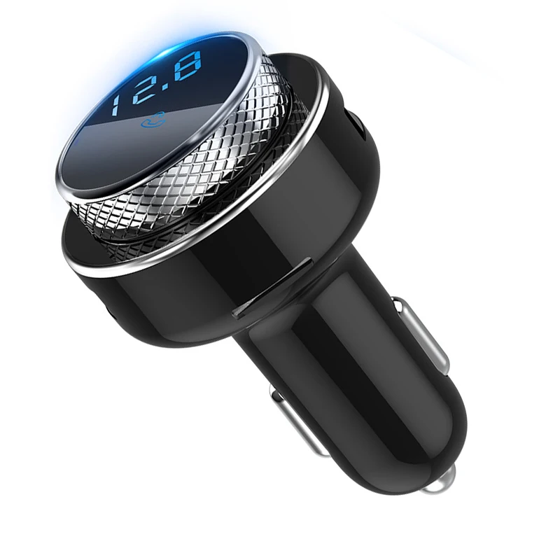 Handsfree TF U Disk LED Display MP3 Player Dual USB QC3.0 Fast Charger Car FM Transmitter Radio MP3 Player USB Charger Adapter
Handsfree TF U Disk LED Display MP3 Player Dual USB QC3.0 Fast Charger Car FM Transmitter Radio MP3 Player USB Charger Adapter