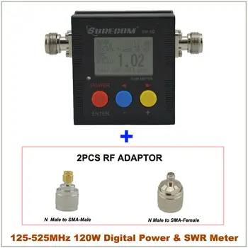 SURECOM SW-102 SWR Meter & Frequency Counter +SO239 connector adapter ham tester
SURECOM SW-102 SWR Meter & Frequency Counter +SO239 connector adapter ham tester