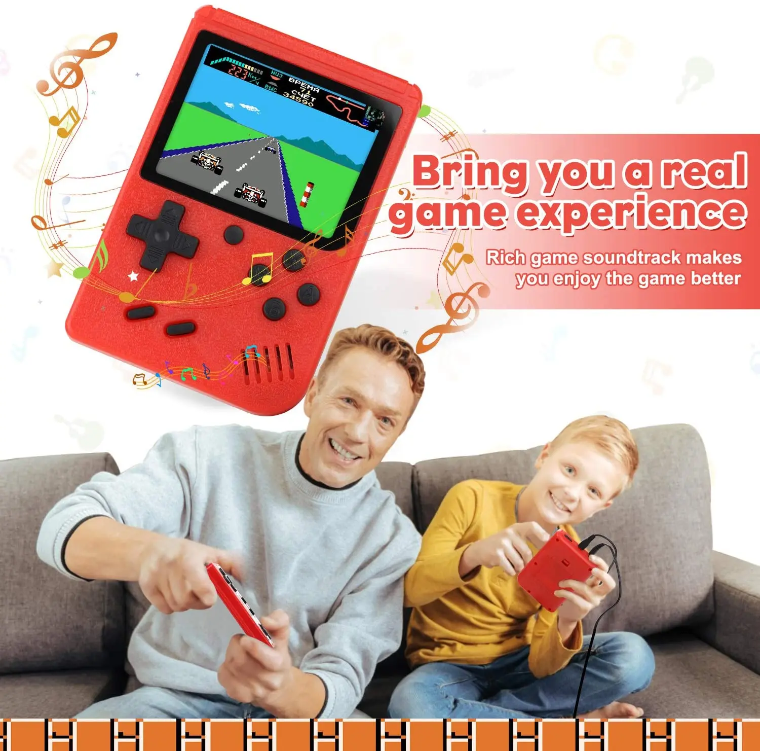 Video Game Player Dual Roles Joystick 400 Retro Games Built in Support TV Display Game Console with HD LCD screen Birthday Gift Video Game Player Dual Roles Joystick 400 Retro Games Built in Support TV Display Game Console with HD LCD screen Birthday Gift
