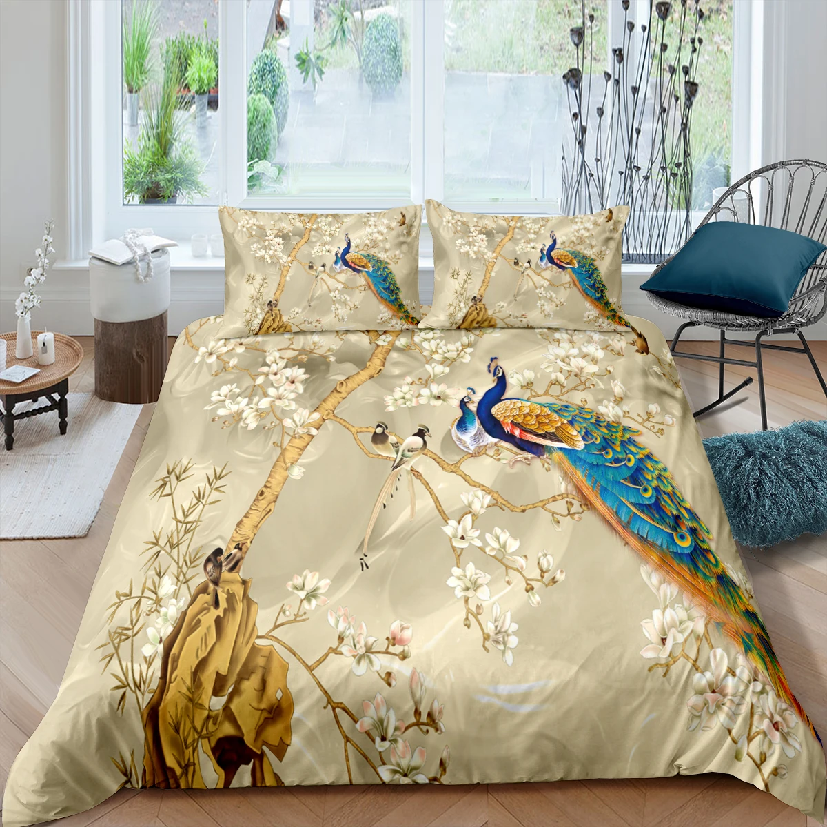 Home Living Luxury 3D Peacock Bedding Set Duvet Cover Pillowcase Kids Bedding Set Queen and King EU/US/AU/UK Size
Home Living Luxury 3D Peacock Bedding Set Duvet Cover Pillowcase Kids Bedding Set Queen and King EU/US/AU/UK Size