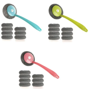 Kitchen Stainless Steel Sponges Scourer Set,Large Stainless Steel Scrubbers - Metal Scouring Pads Kitchen Cleaning Tool
Kitchen Stainless Steel Sponges Scourer Set,Large Stainless Steel Scrubbers - Metal Scouring Pads Kitchen Cleaning Tool