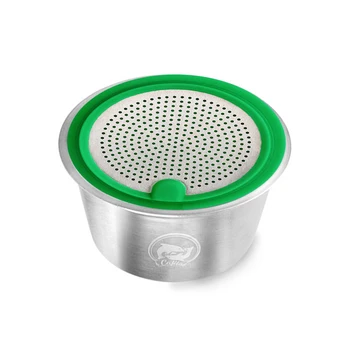 Stainless Steel Metal Reusable Dolce Gusto Capsule Compatible with Nescafe Coffee Machine Refillable Dolci Filter Dripper Tamper
Stainless Steel Metal Reusable Dolce Gusto Capsule Compatible with Nescafe Coffee Machine Refillable Dolci Filter Dripper Tamper