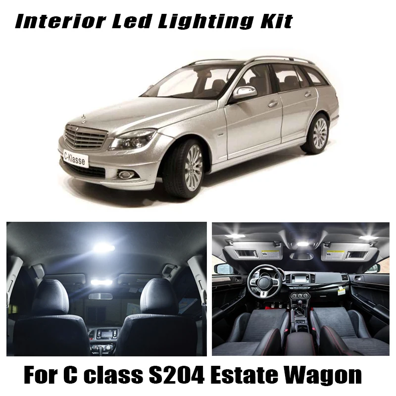 19 шт. набор светодиодных ламп для внутреннего освесветильник Mercedes C class S204