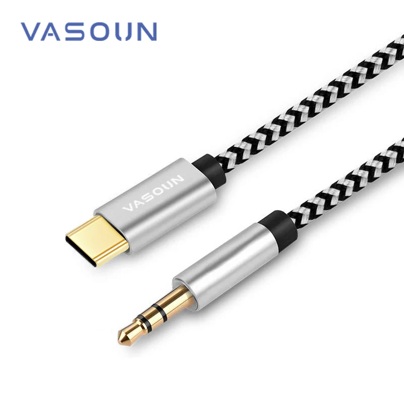 VASOUN Type C to 3.5mm Aux Cable (3.3FT) USB C to 3.5mm Male Headphones Audio Jack Aux Adapter Car Digital Headset Speaker Cable
VASOUN Type C to 3.5mm Aux Cable (3.3FT) USB C to 3.5mm Male Headphones Audio Jack Aux Adapter Car Digital Headset Speaker Cable
