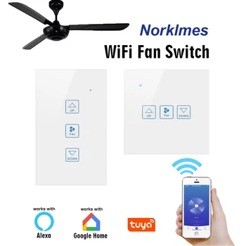 Norklmes Smart Wifi Ceiling Fan Switch,Tuya Smart Life Remote Control,Various Speed Control, Work with Alexa, Google Home EU/US
Norklmes Smart Wifi Ceiling Fan Switch,Tuya Smart Life Remote Control,Various Speed Control, Work with Alexa, Google Home EU/US