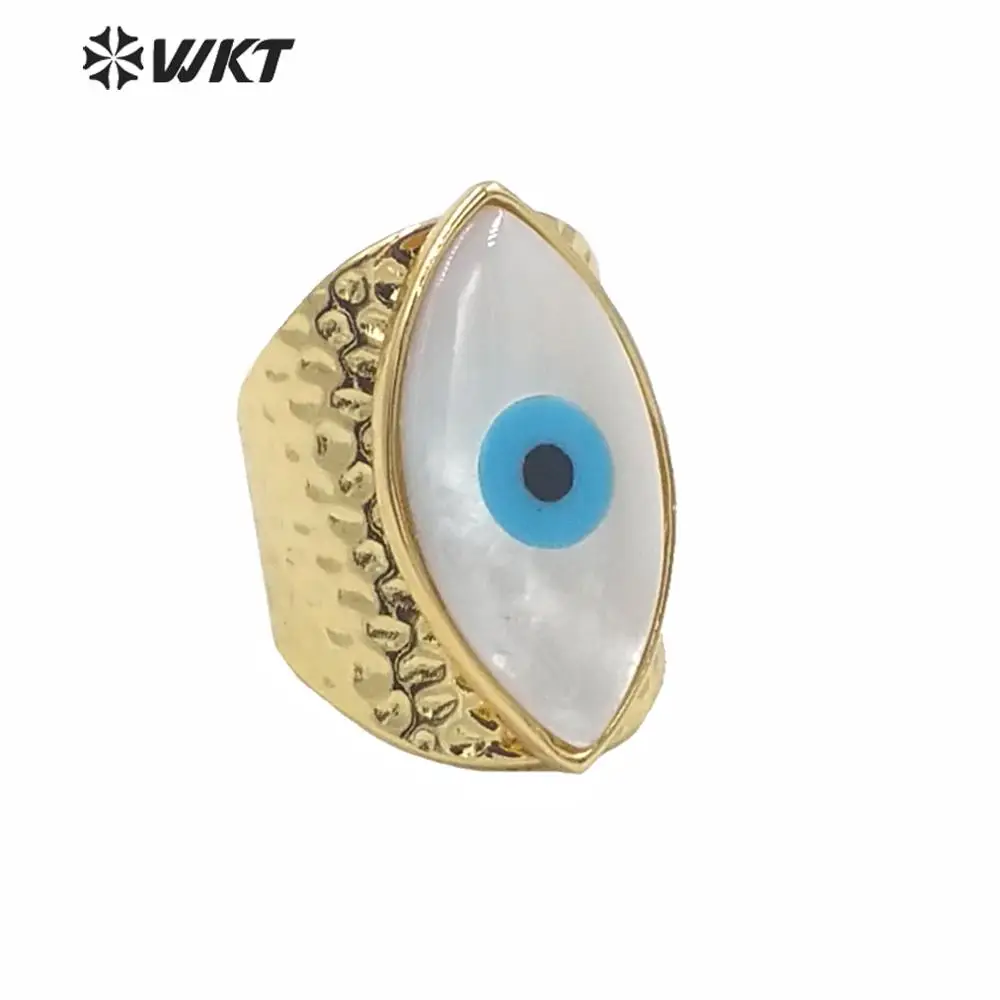 WT-R312 WKT Wholesale Special Shell Evil Eye Ring With Gold Electroplated Natural Cute And Fashion Jewelry Procurement
WT-R312 WKT Wholesale Special Shell Evil Eye Ring With Gold Electroplated Natural Cute And Fashion Jewelry Procurement