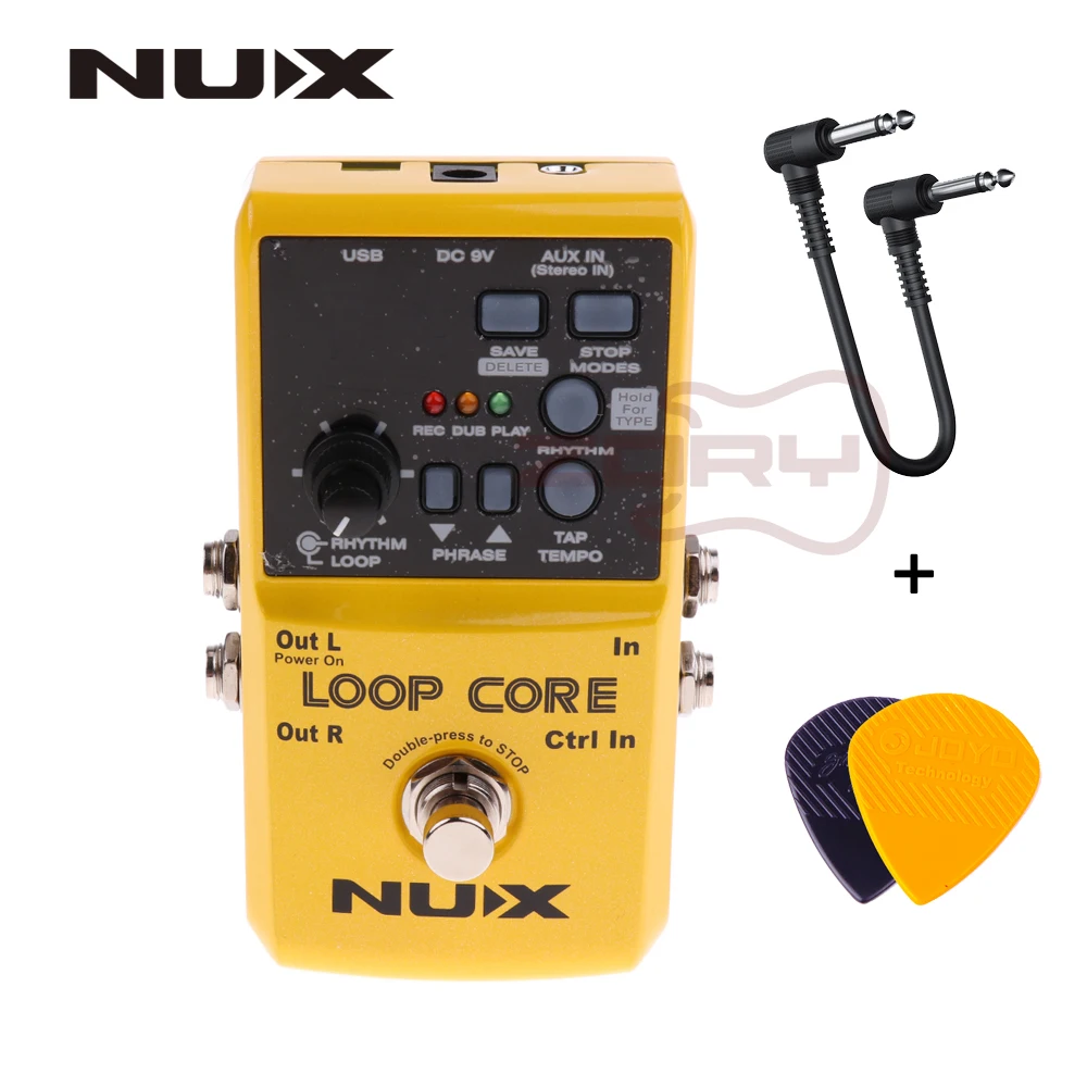 NUX Loop Core Guitar Effector 99 User Memories Processor For Accompaniment With Free Effects Connector &Picks
NUX Loop Core Guitar Effector 99 User Memories Processor For Accompaniment With Free Effects Connector &Picks