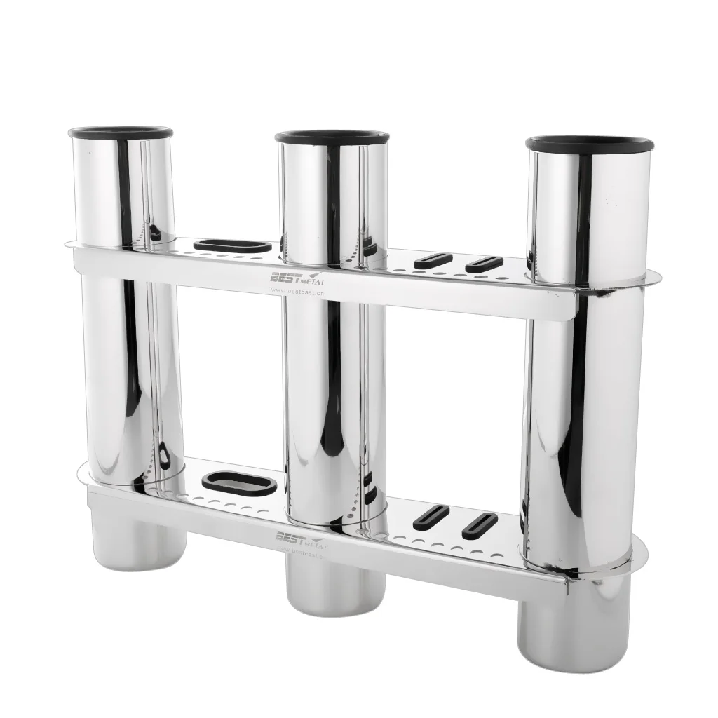 Fishing 3 Rod Holders Rack Storage Triple 3 Link Pole Holder For Marine Boat
Fishing 3 Rod Holders Rack Storage Triple 3 Link Pole Holder For Marine Boat