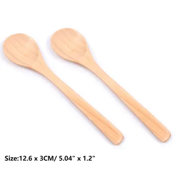 2Pcs Natural Wood Spoon 12.6cm Handmade Round Head Condiment Ice Cream Coffee Spoon Kitchen Cooking Utensils Kitchen Accessories
2Pcs Natural Wood Spoon 12.6cm Handmade Round Head Condiment Ice Cream Coffee Spoon Kitchen Cooking Utensils Kitchen Accessories