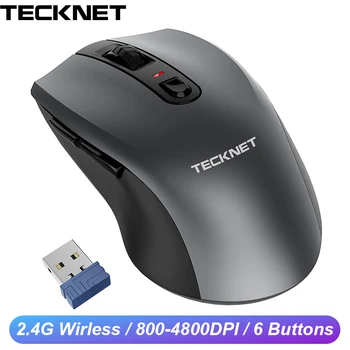 TeckNet 2.0 USB Computer Wireless Mouse Computer With 2.4G USB Nano Receiver Mice 4800DPI Cordless Mouse For Computer Wireless P
TeckNet 2.0 USB Computer Wireless Mouse Computer With 2.4G USB Nano Receiver Mice 4800DPI Cordless Mouse For Computer Wireless P